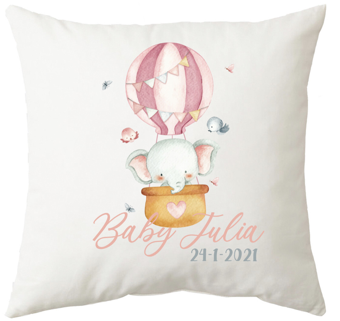 Elephant Air Balloon Cushion