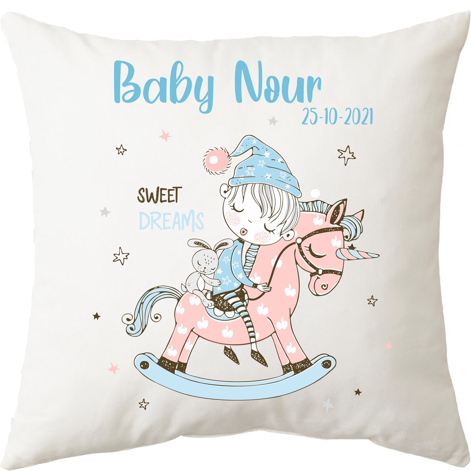 Sleeping Baby Boy Cushion