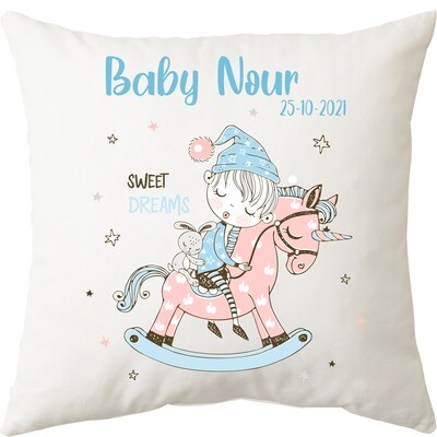 Sleeping Baby Boy Cushion