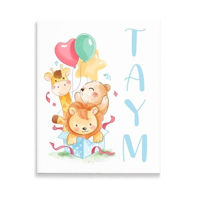Cute Animals Canvas