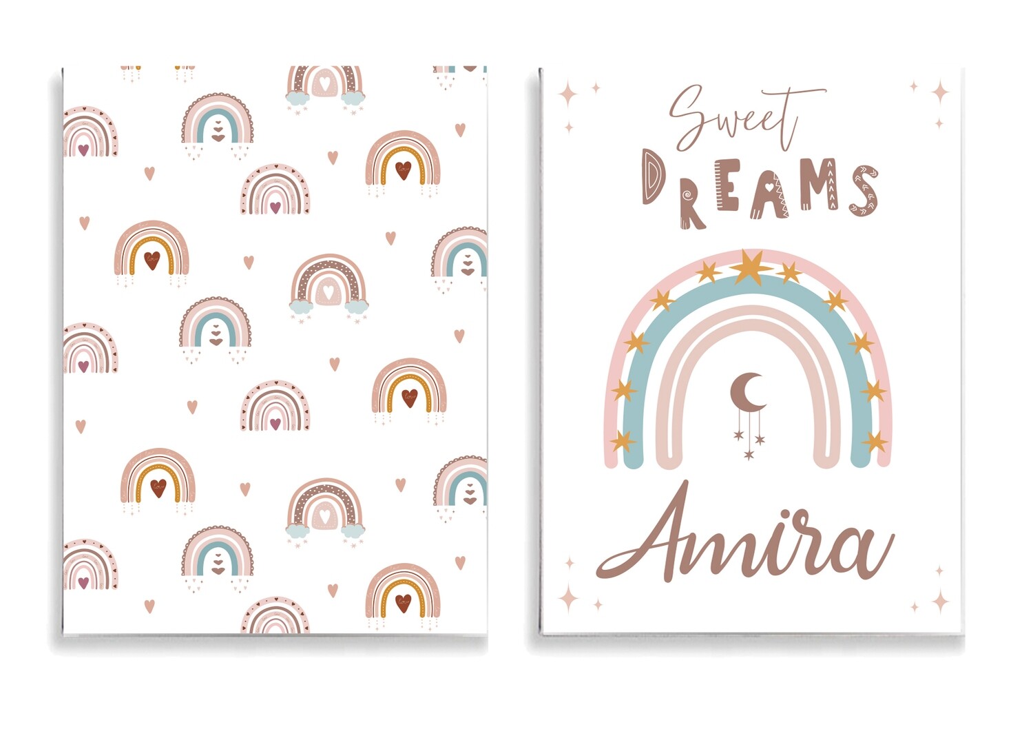 Sweet Dreams Rainbow Canvas Set