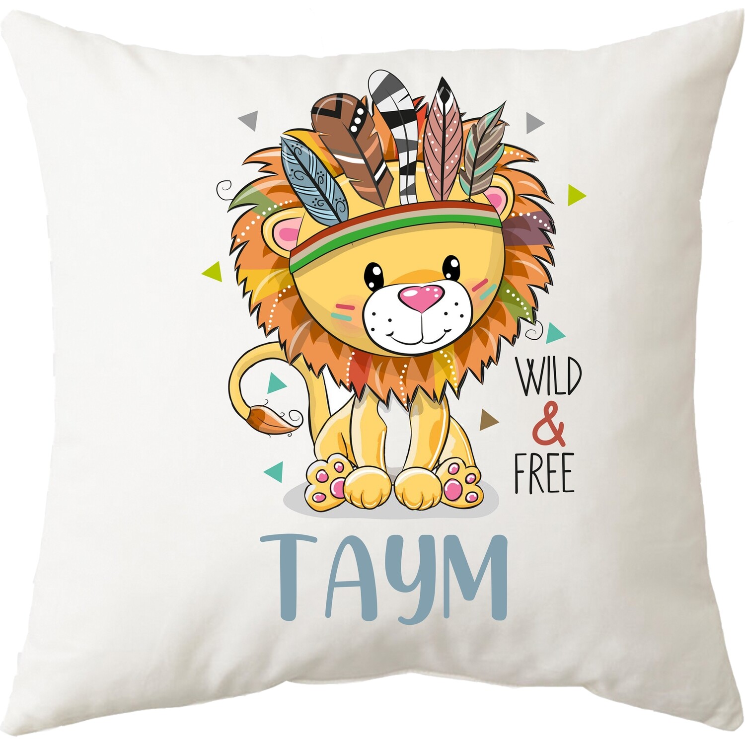 Cute Boho Lion Cushion