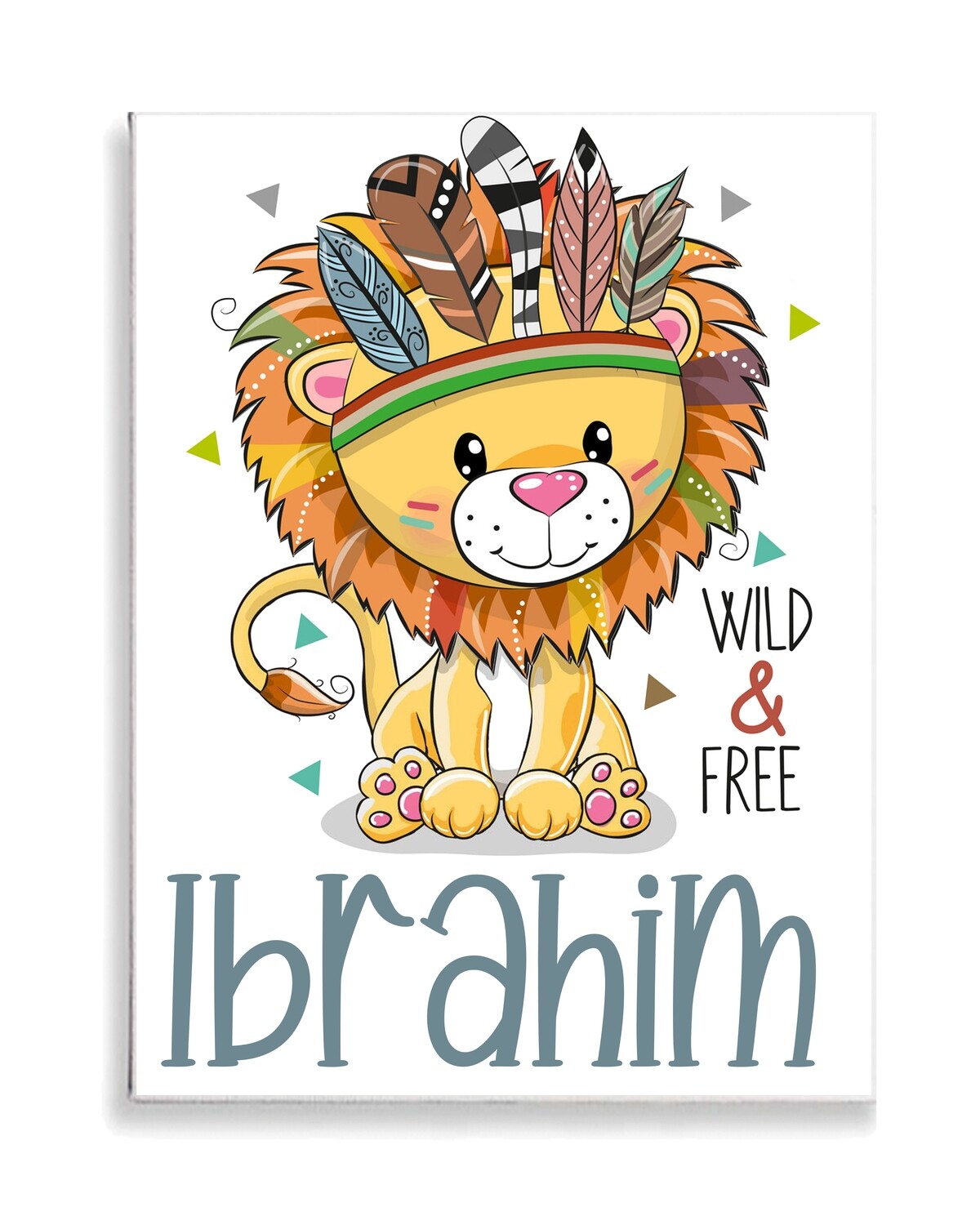 Cute Boho Lion Canvas