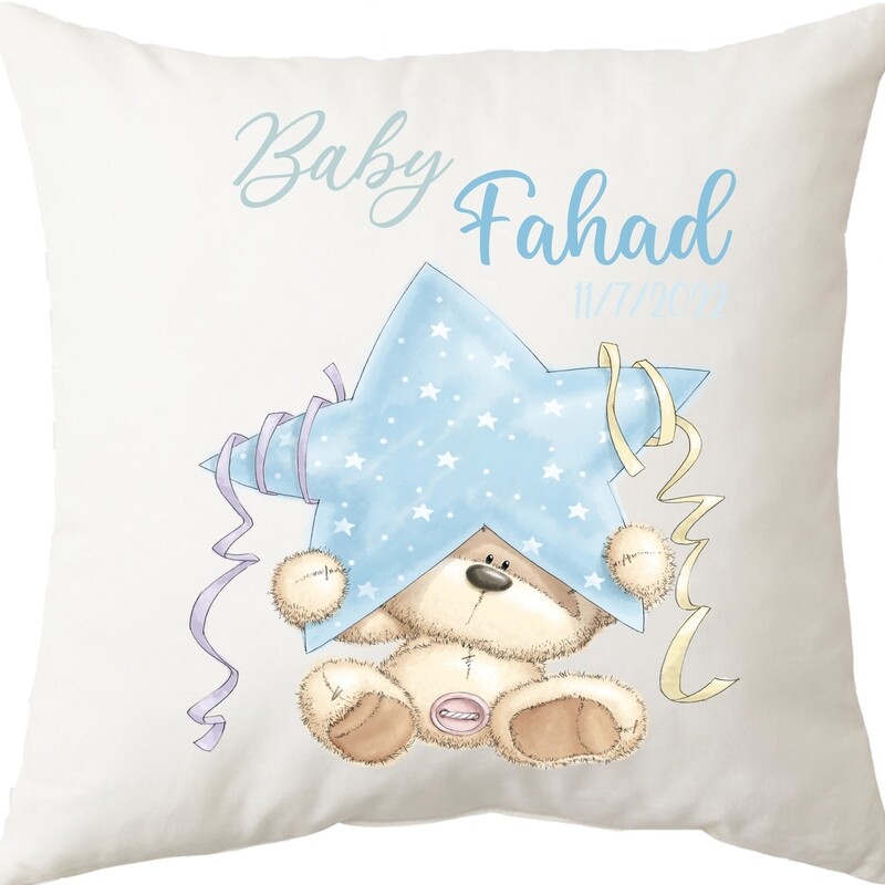 Teddy Star Cushion