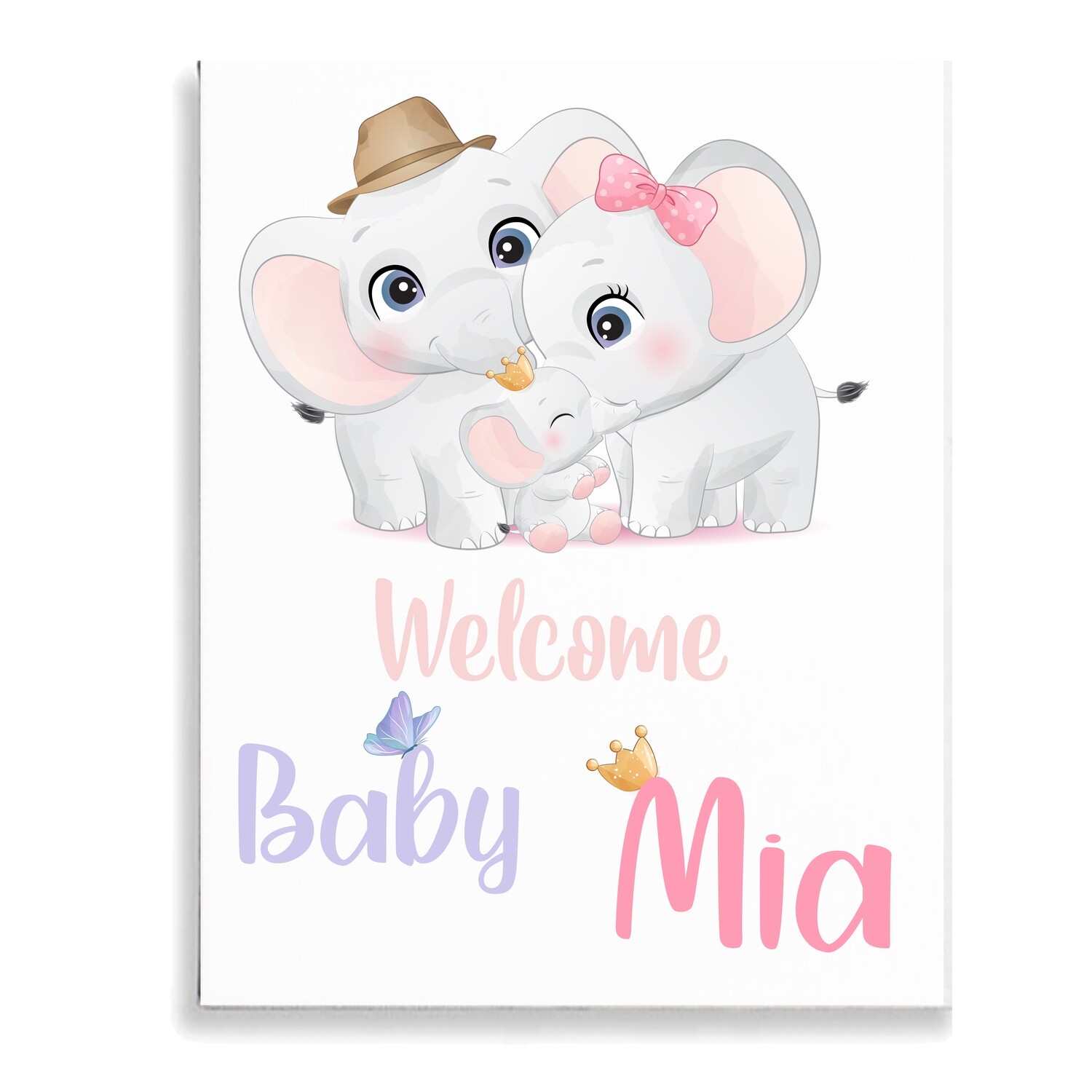 Baby Elephant Canvas