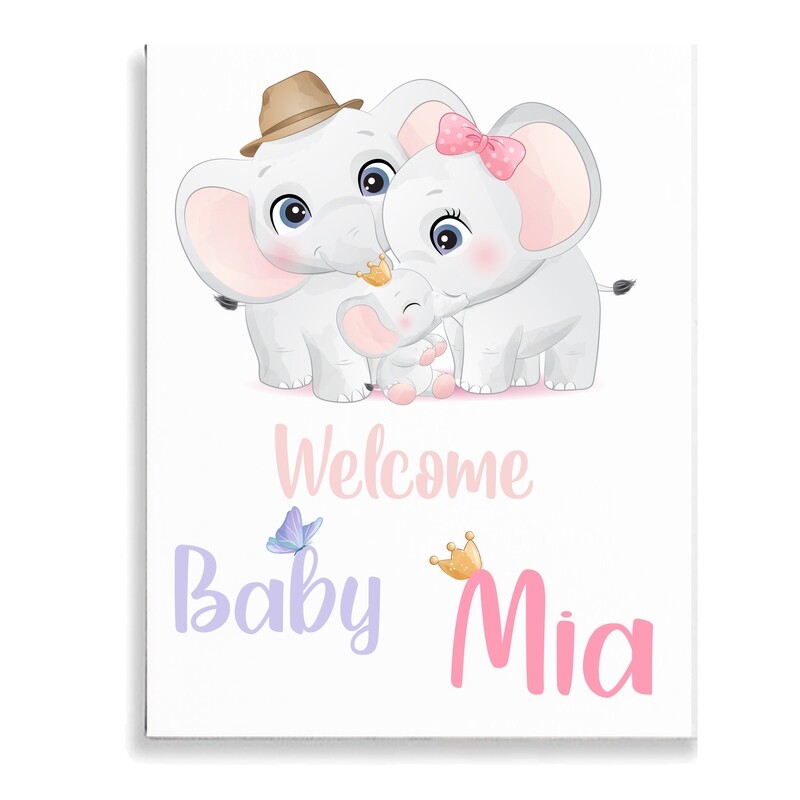 Baby Elephant Canvas