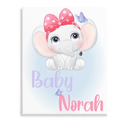 Baby Elephant Canvas