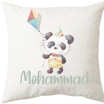Panda with Kite Cushion