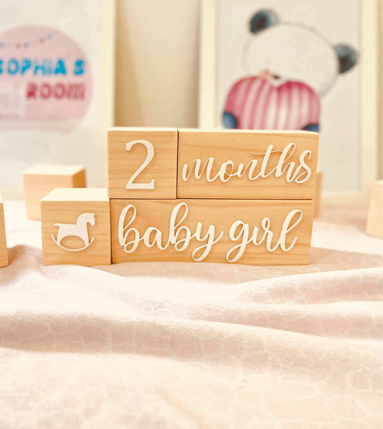 Milestone Baby Blocks Set 