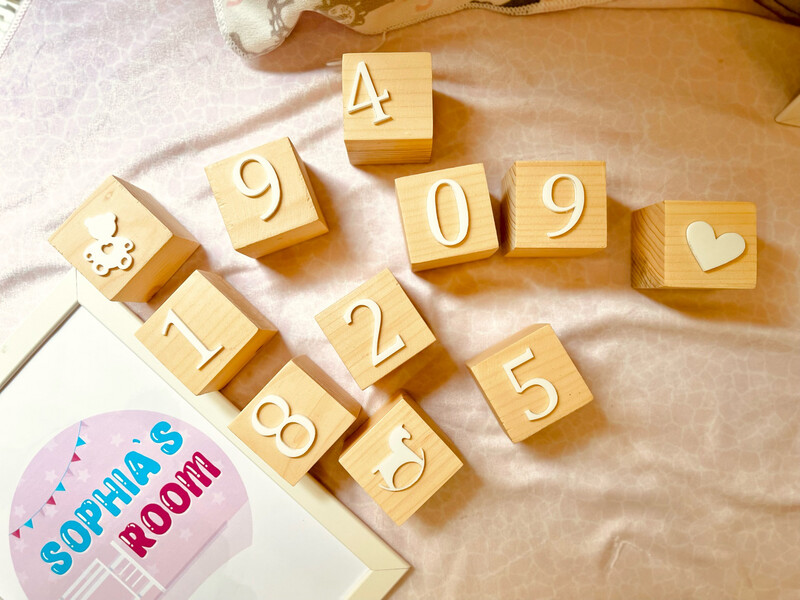 Number Blocks -Wood