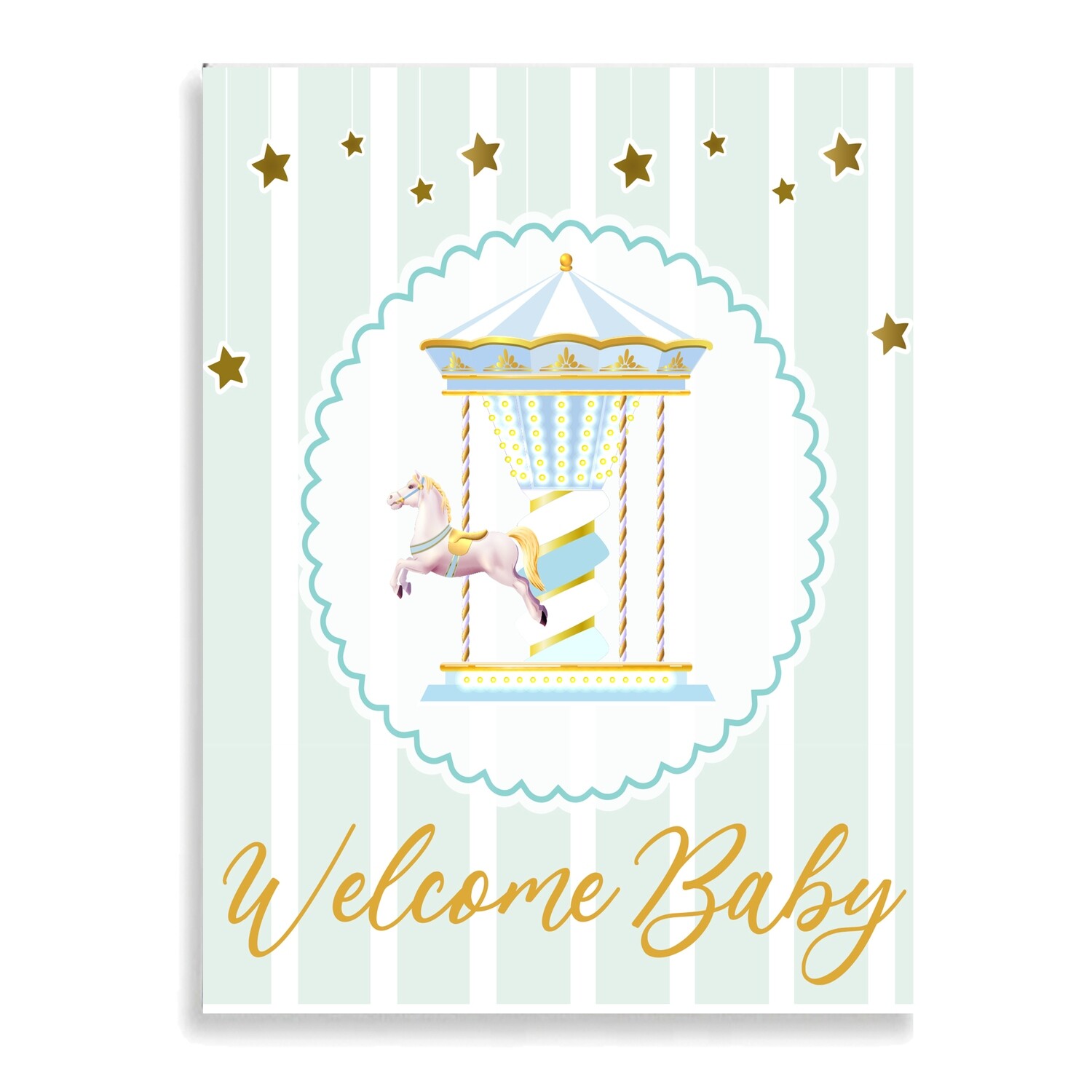 Carousel Horse Canvas