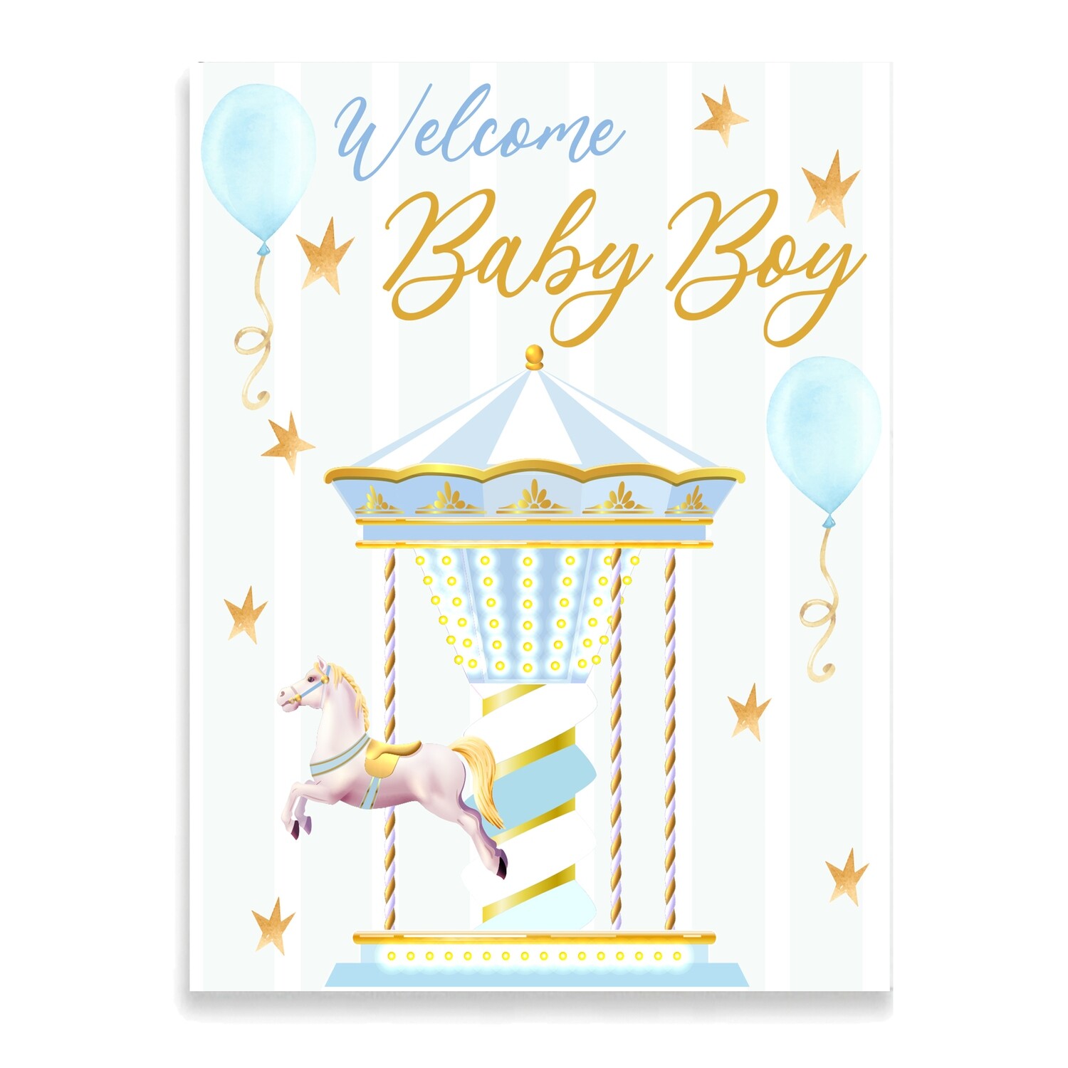 Carousel Horse Canvas