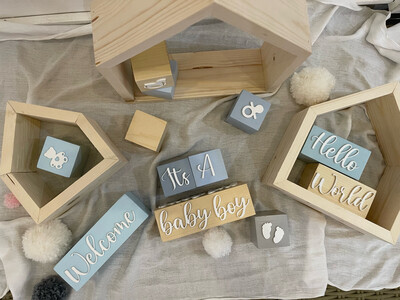 Baby Wood Block Large