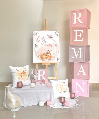 Letter Boxes-Full Name-Wood-30*30cm 