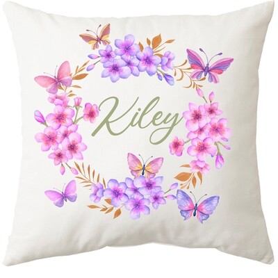 Floral butterfly Cushion