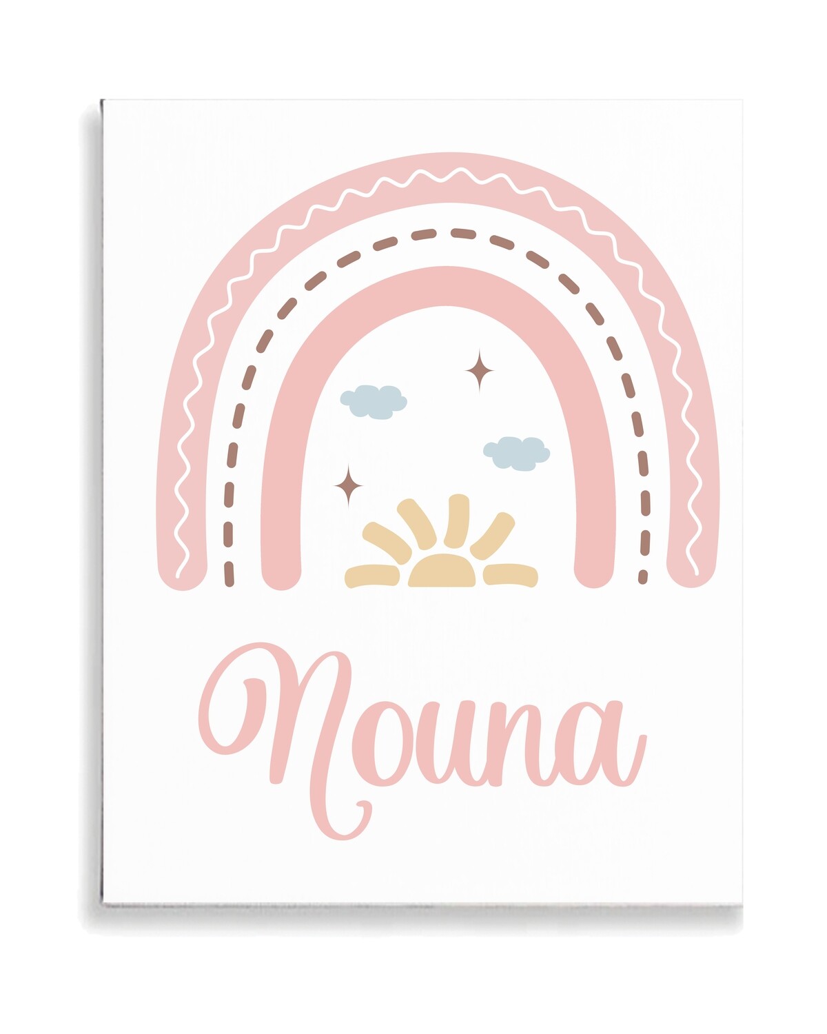 Boho Rainbow Canvas