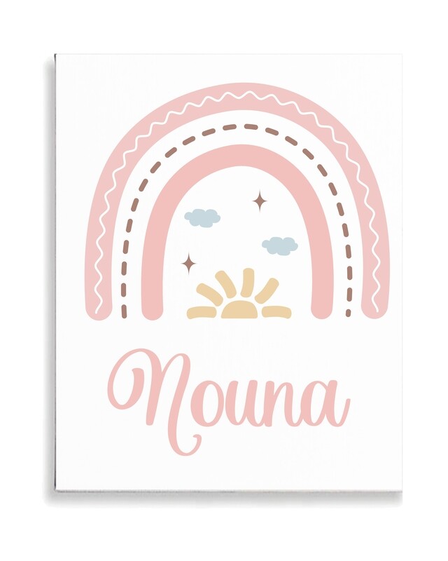 Boho Rainbow Canvas