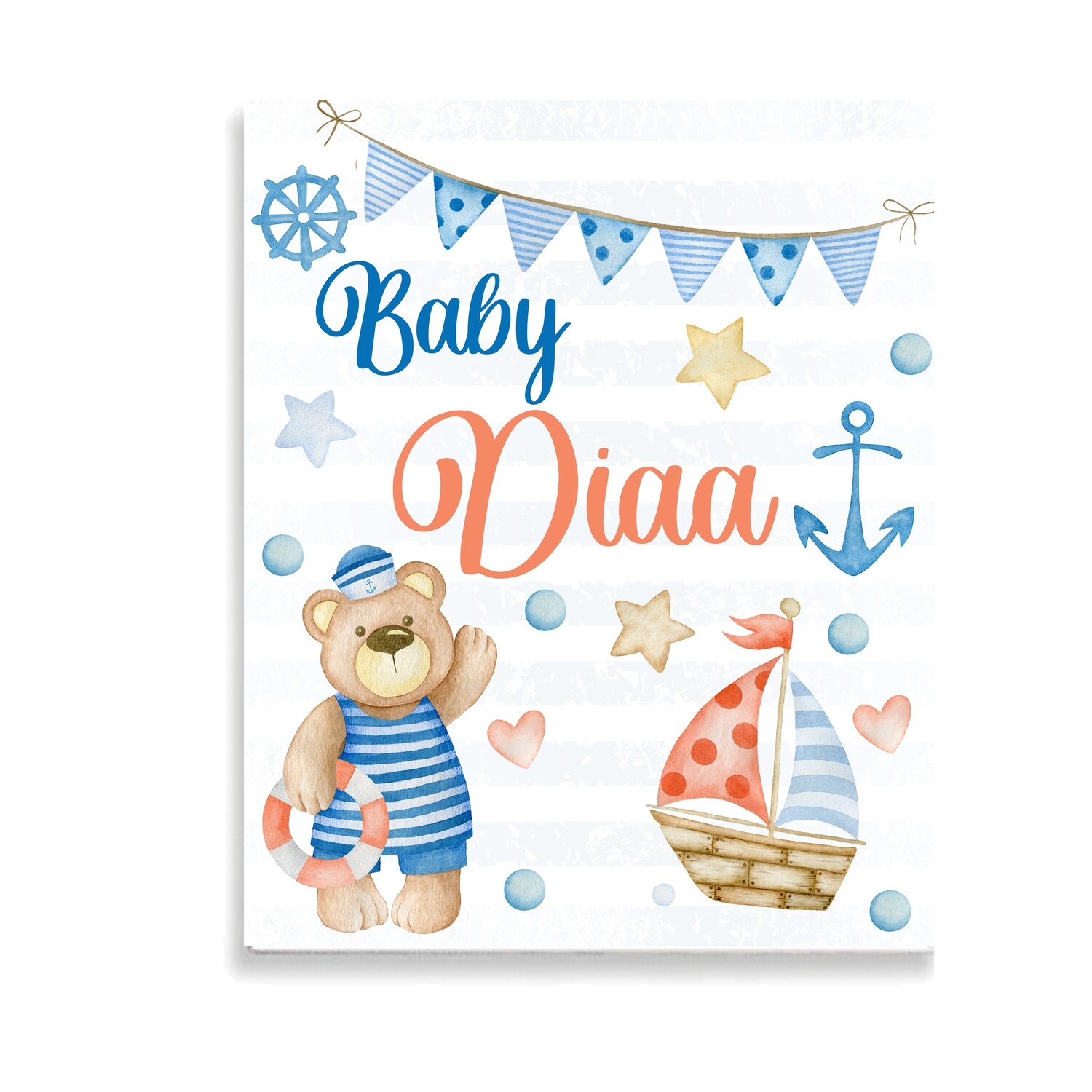 Nautical Theme Canvas