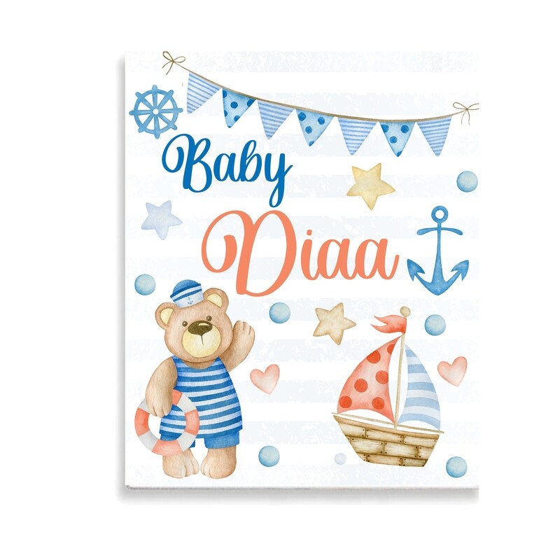 Nautical Theme Canvas