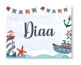 Nautical Theme Canvas