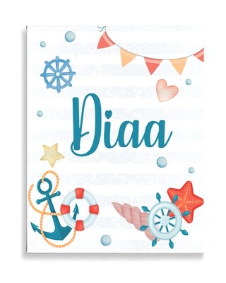 Nautical Theme Canvas