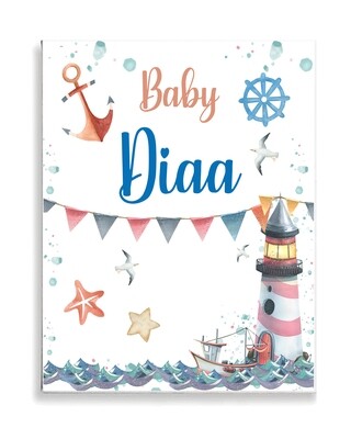 Nautical Theme Canvas
