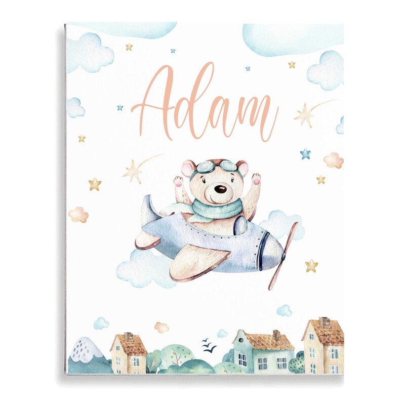 Teddy Pilot Canvas