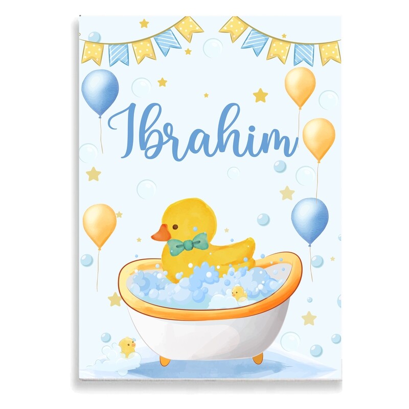 Baby Duck Theme Canvas