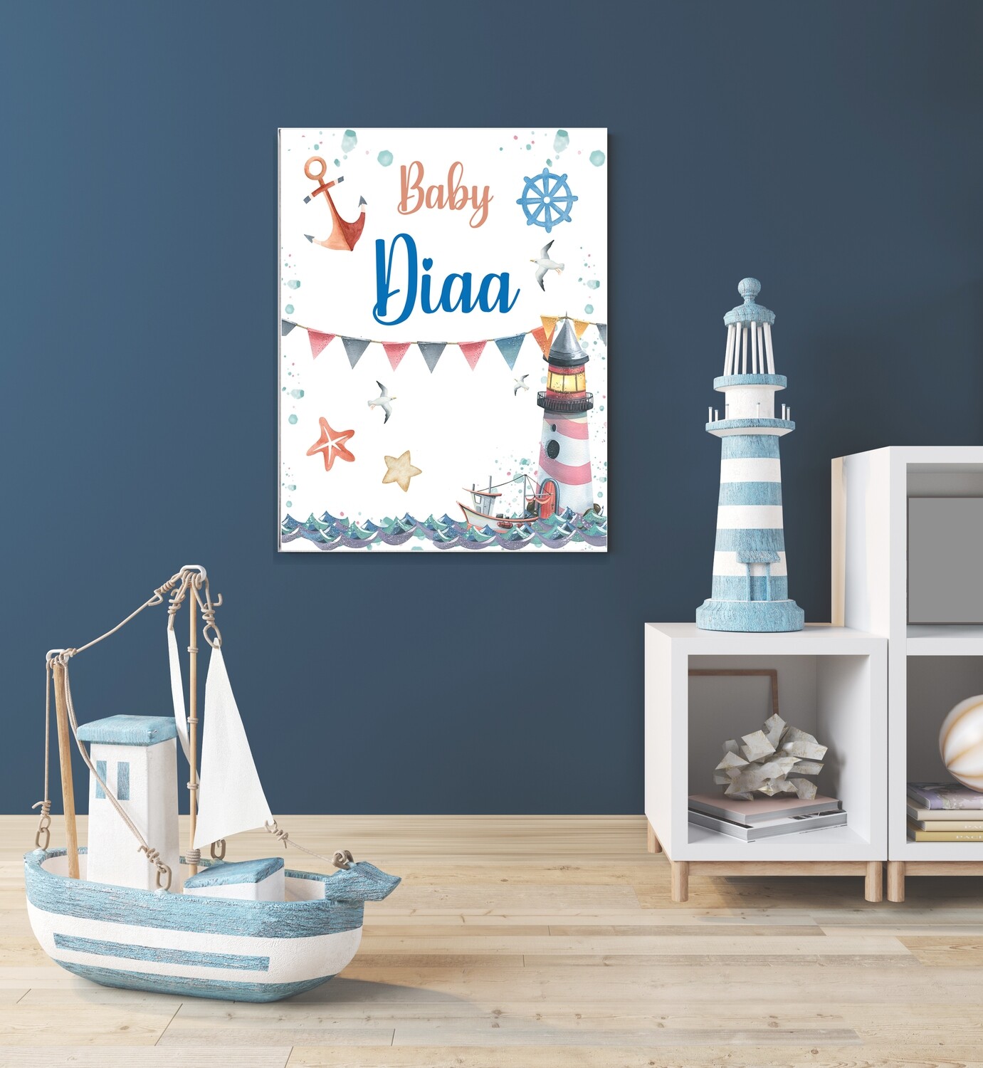 Nautical Theme Canvas