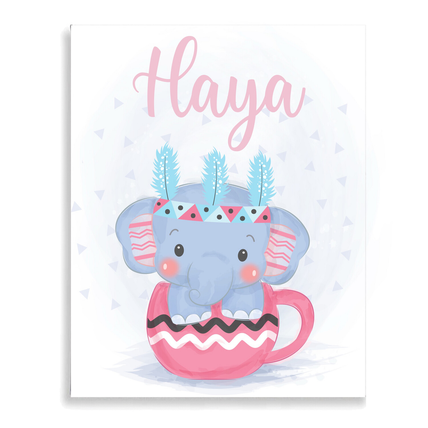Elephant In A Cup Canvas