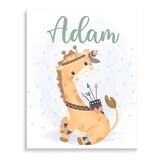 Baby Giraffe Warrior  Canvas