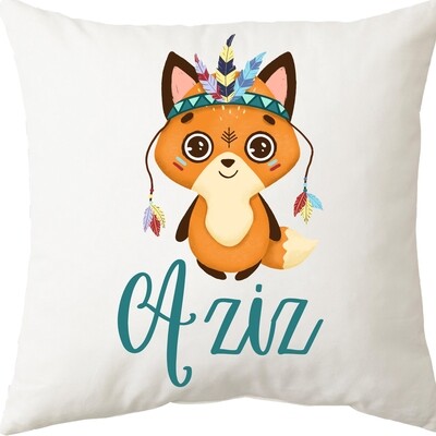 Bohemian Fox Cushion