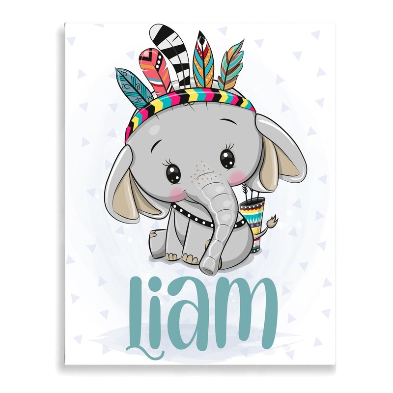 Tribal Elephant Canvas