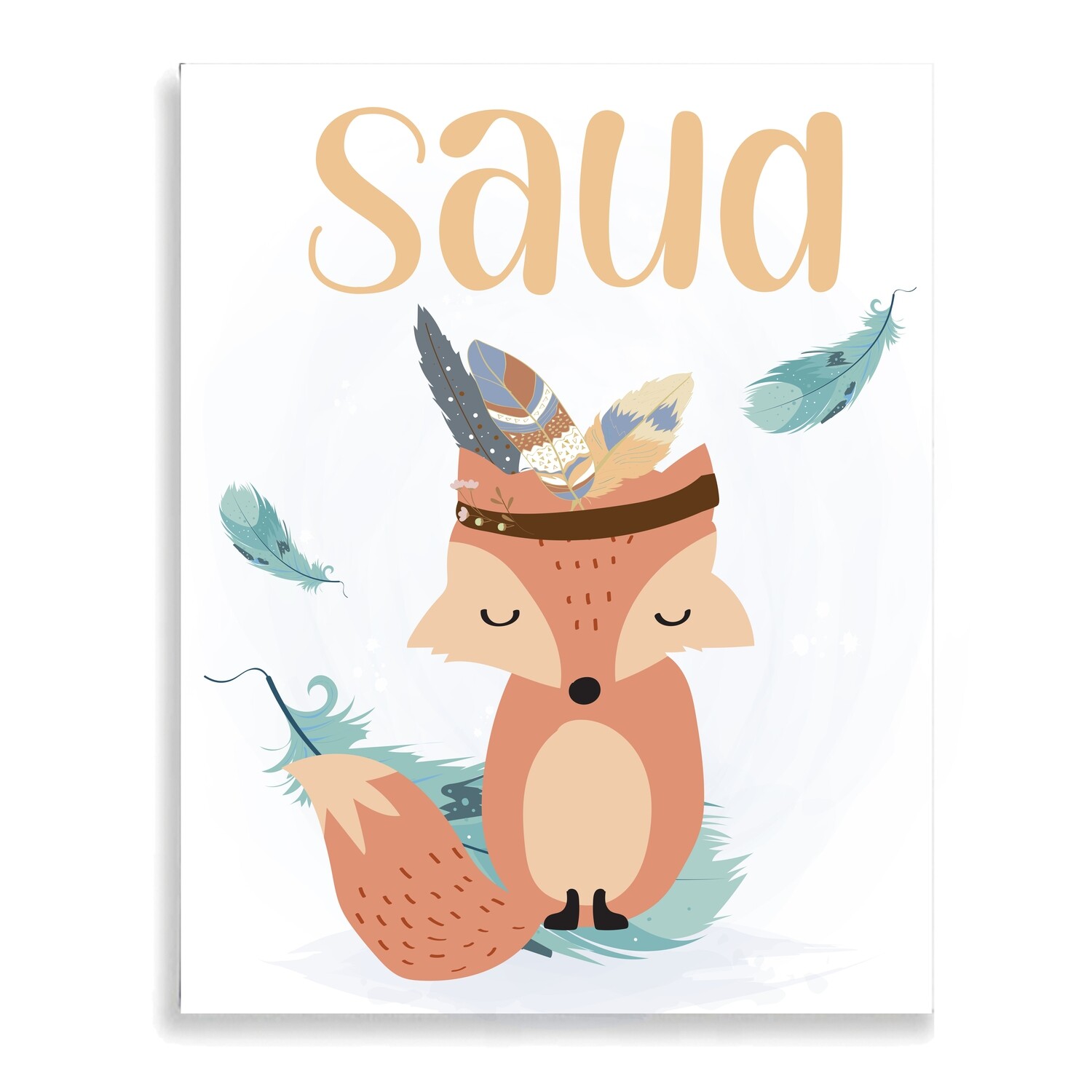 Bohemian Fox Canvas