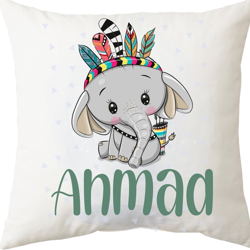 Tribal Elephant Cushion