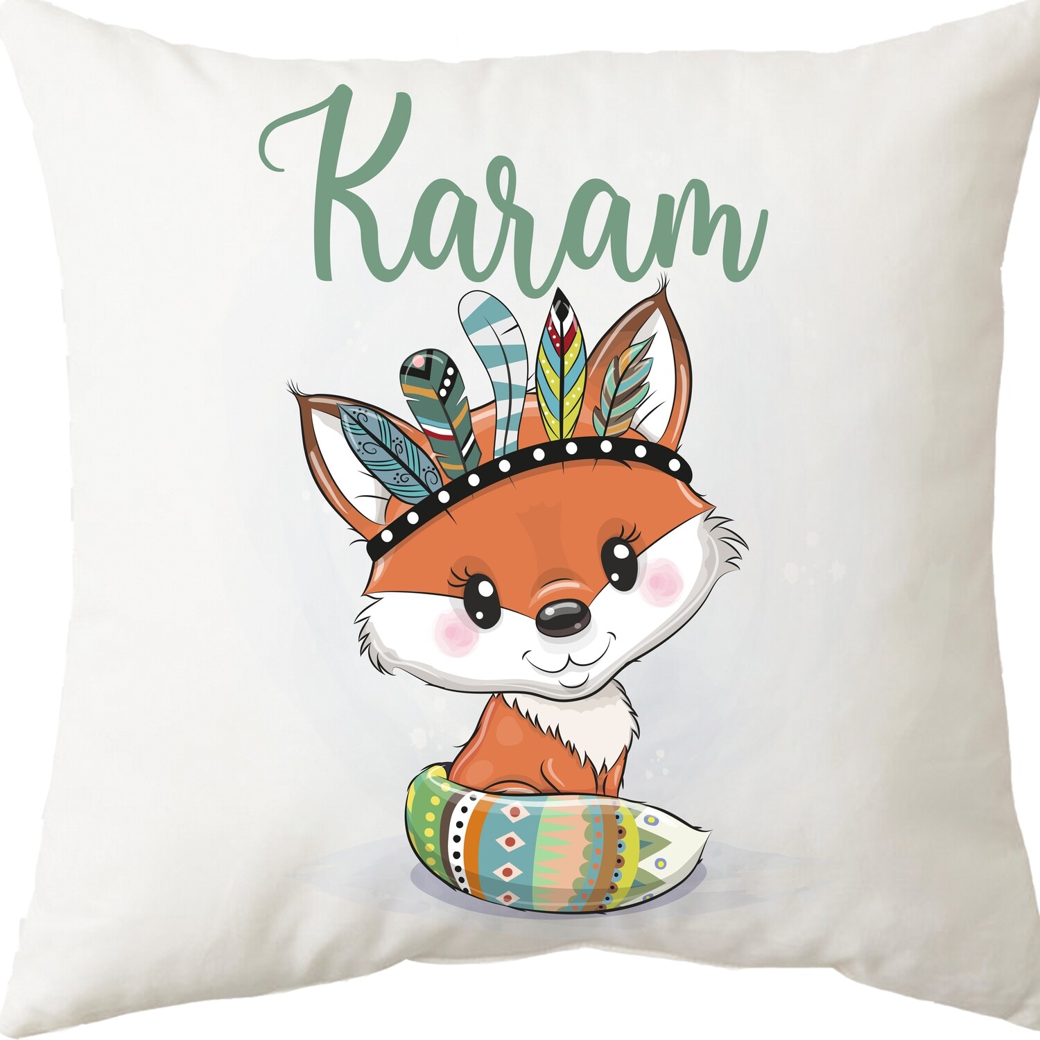 Bohemian Fox Cushion