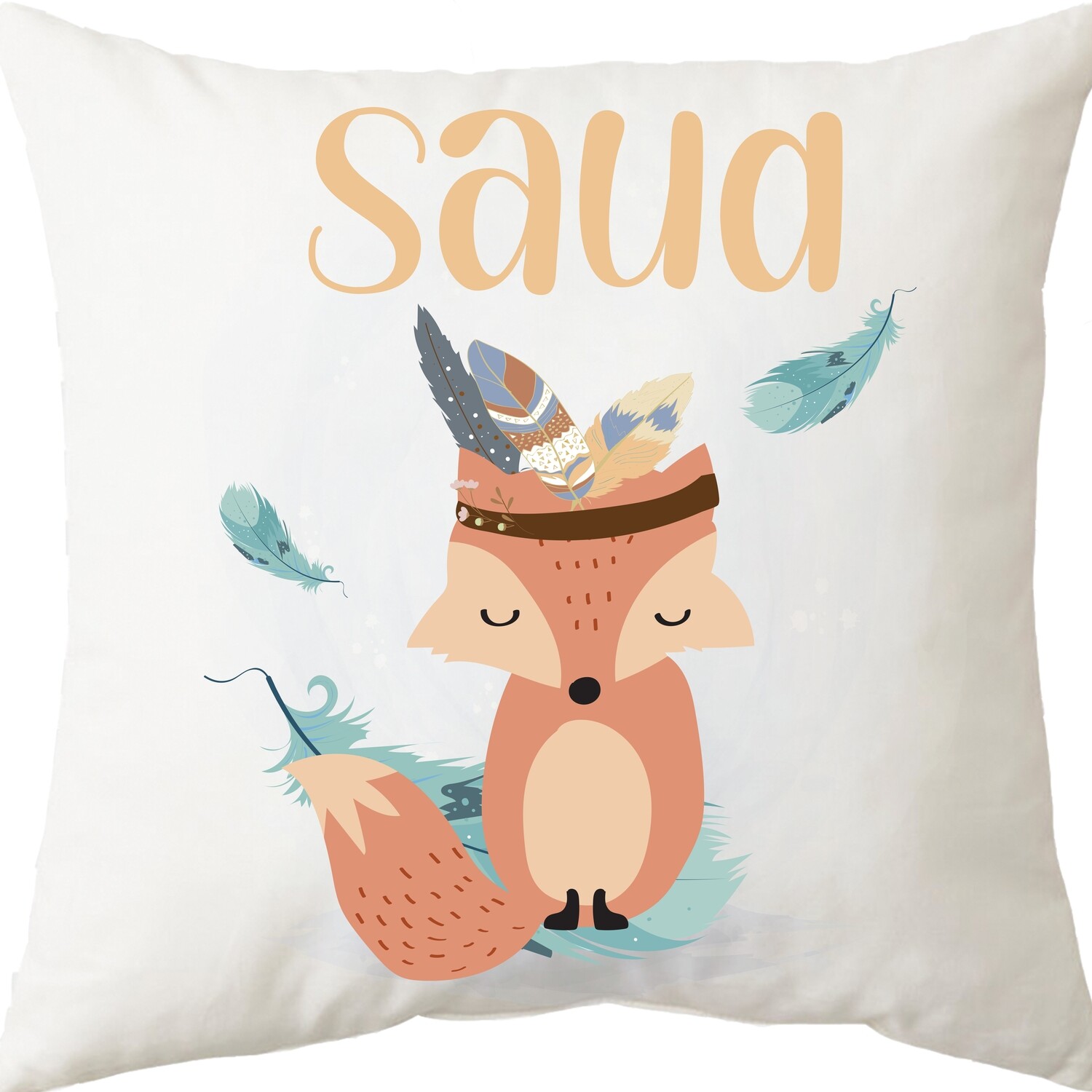 Tribal Fox Cushion