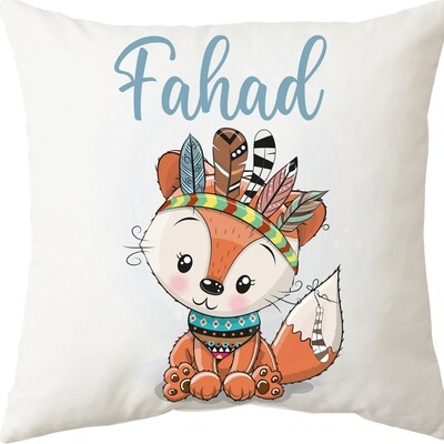 Tribal Fox Cushion