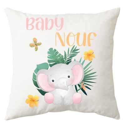 Tropical Elephant Cushion