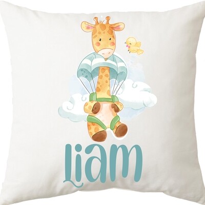 Flying Giraffe Cushion
