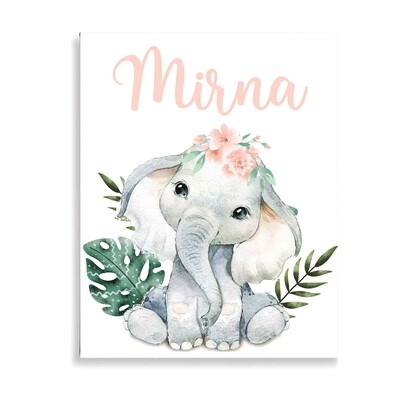 Baby Elephant Canvas