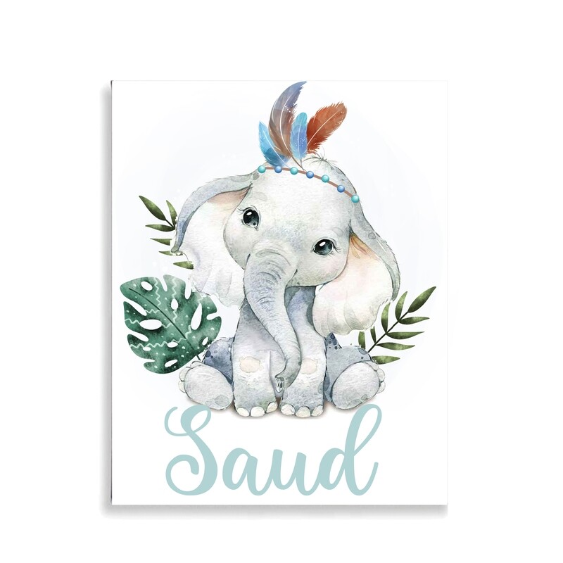 Baby Elephant  Canvas