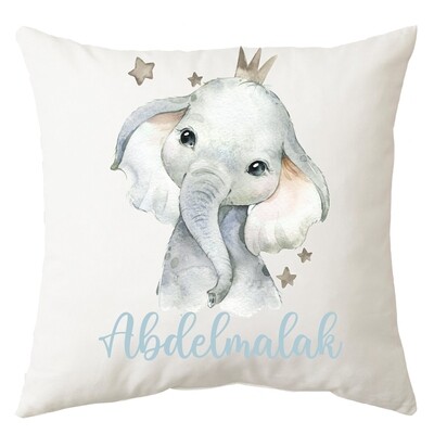 Baby Elephant crown Cushion