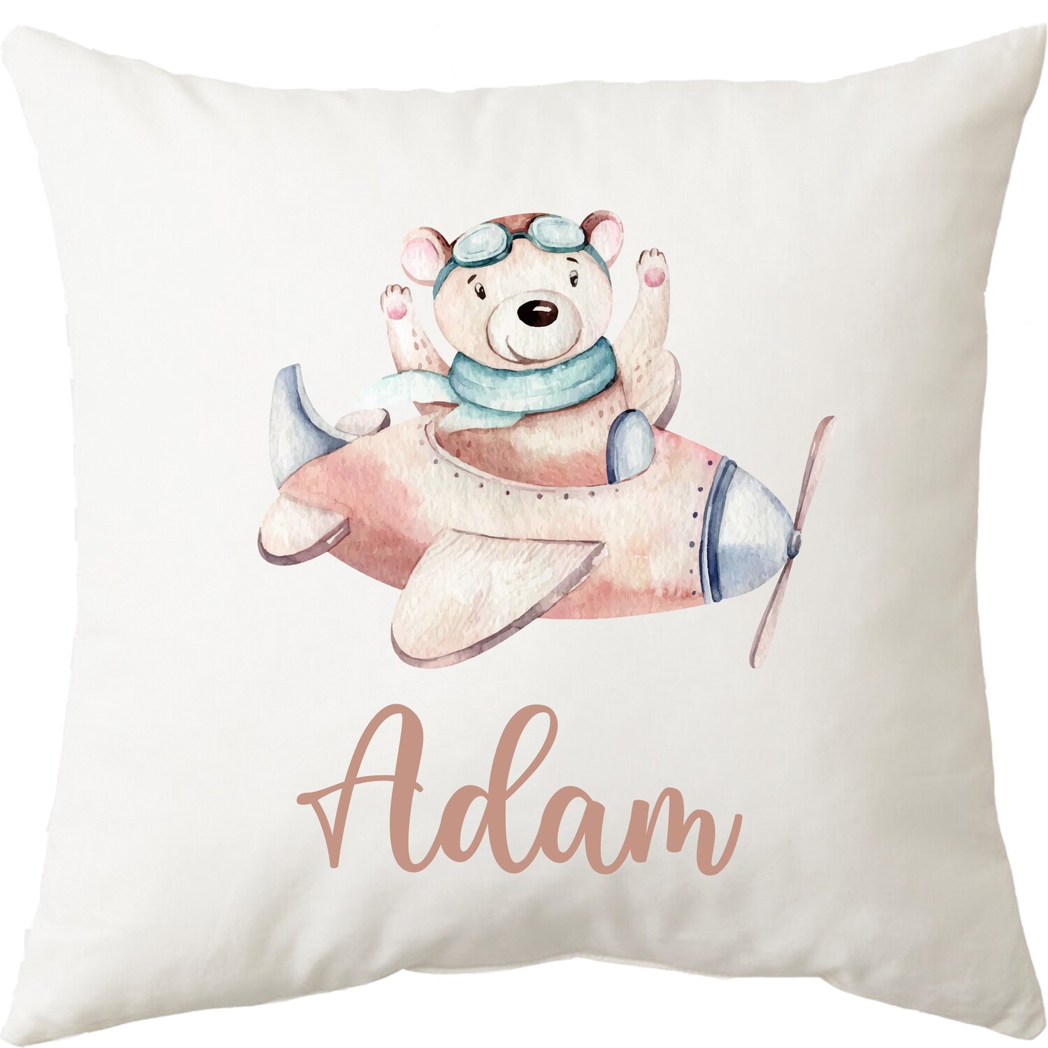 Baby Teddy Pilot  Cushion