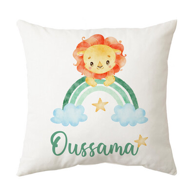Lion Rainbow Cushion