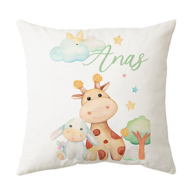 Baby Giraffes Cushion