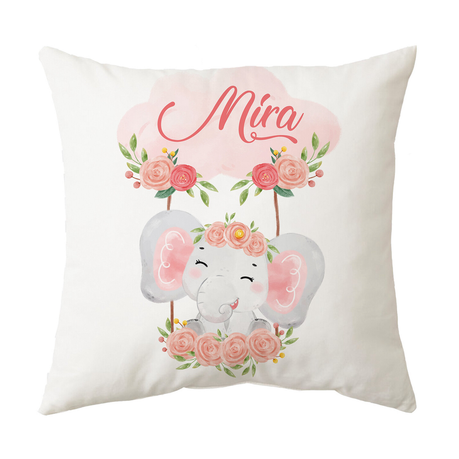 Floral elephant Cushion