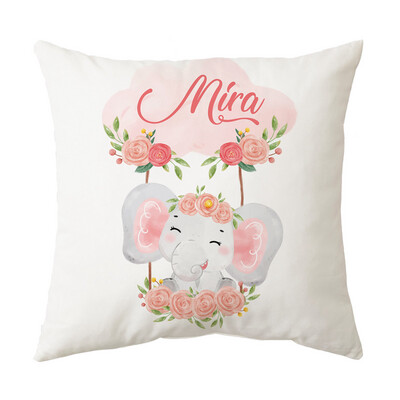 Floral elephant Cushion