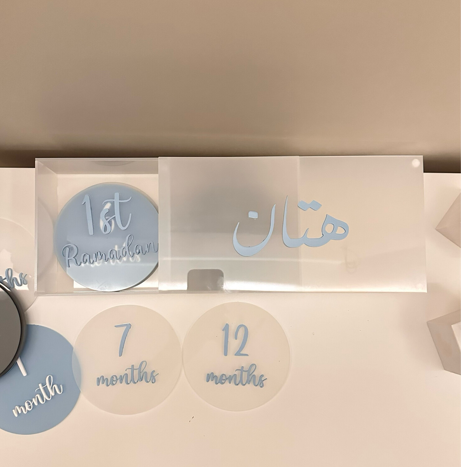 Acrylic Milestone Circles Set
