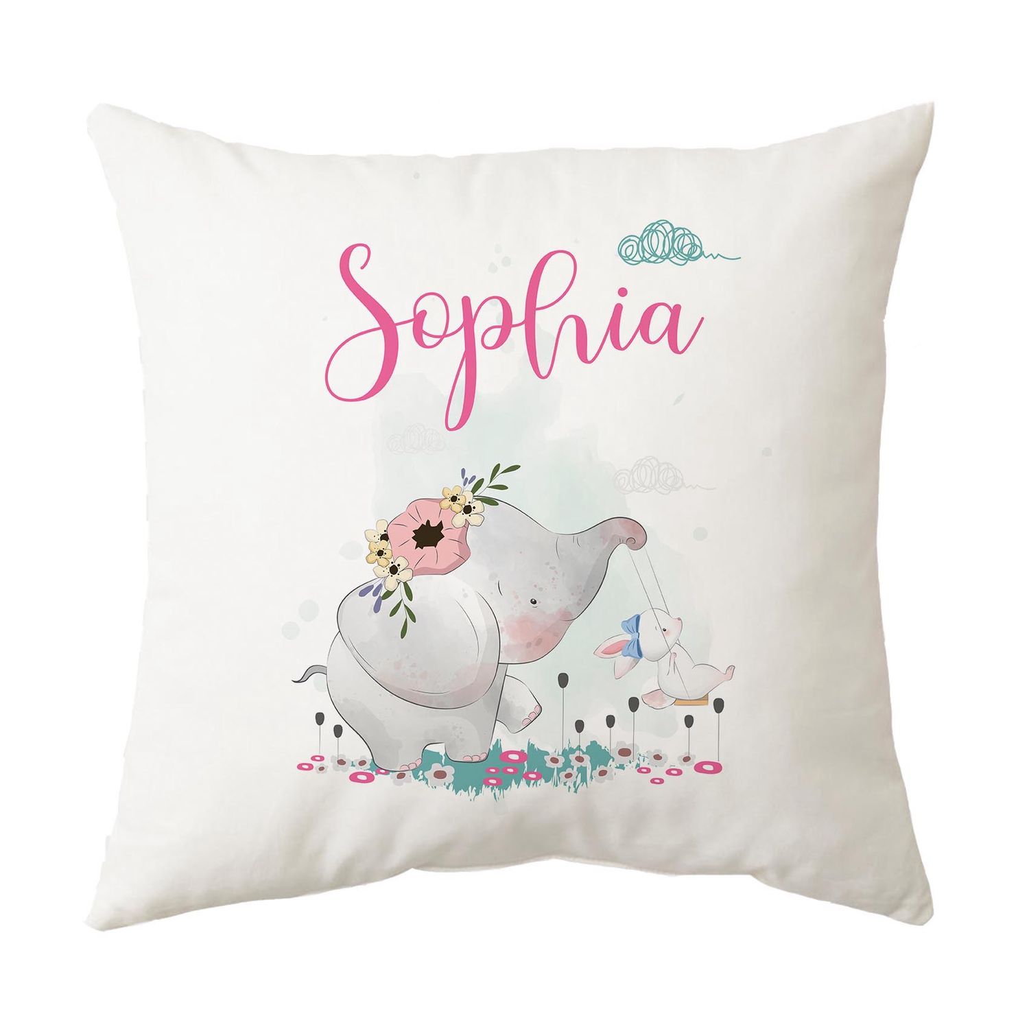 Elephant Swing Cushion